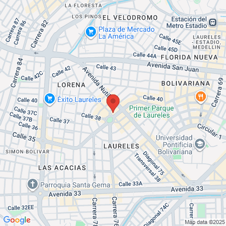 Centro Cosmetológico Del Oriente map