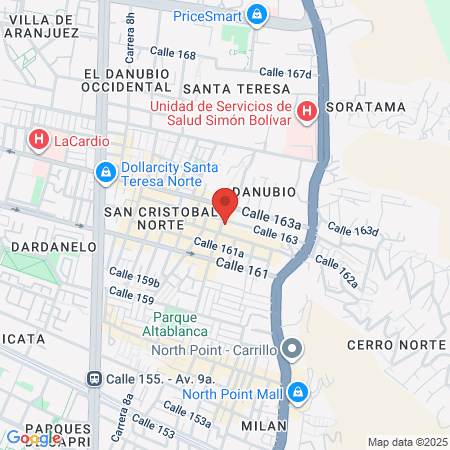 Barberia Delaghetto San Cristobal Norte map