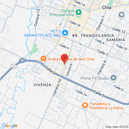 Hospital Veterinario De Chía map