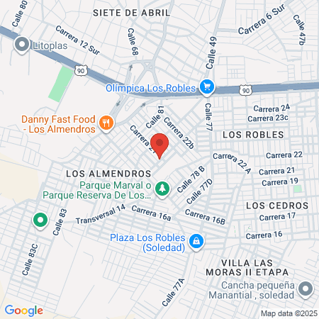 Peluquería Kriss map