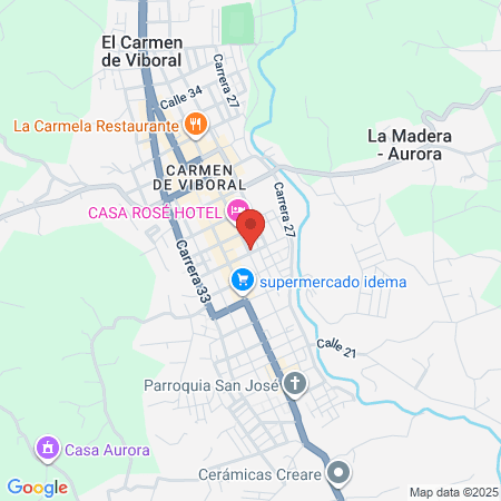 Red Oral Oriente map