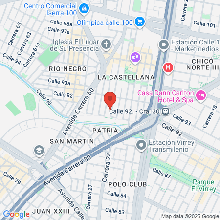 My Implants Colombia map