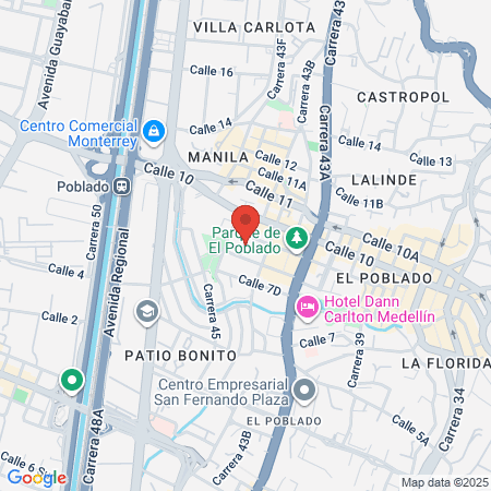 Confisios Envigado map