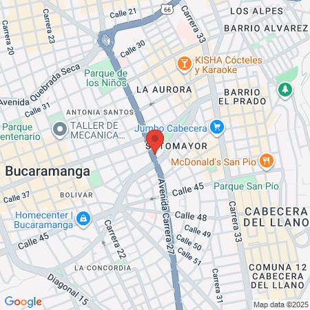 Dr Gilberto Ortiz map