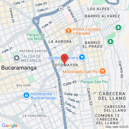 Dr Ana Isabel Orduz Galvis map