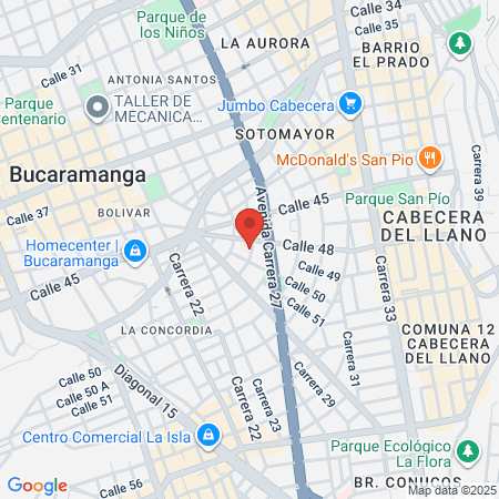 Dr Luis Bohorquez map