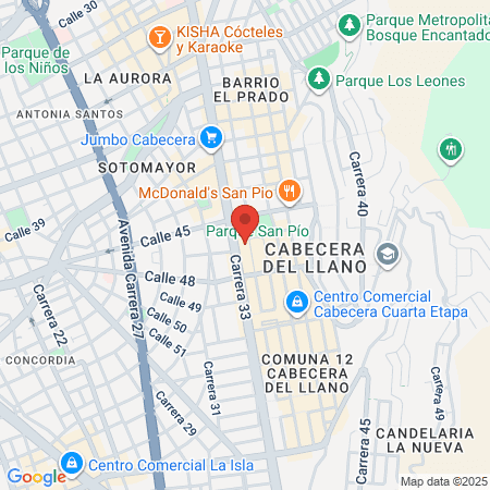 Ginecologos Especialista Doctor Hermes Jaimes map