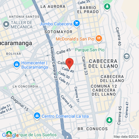 Dr Ruben Fuentes Trespalacios map