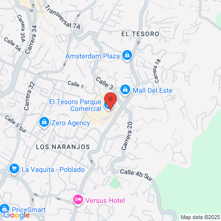 Yazz Centro Estético map