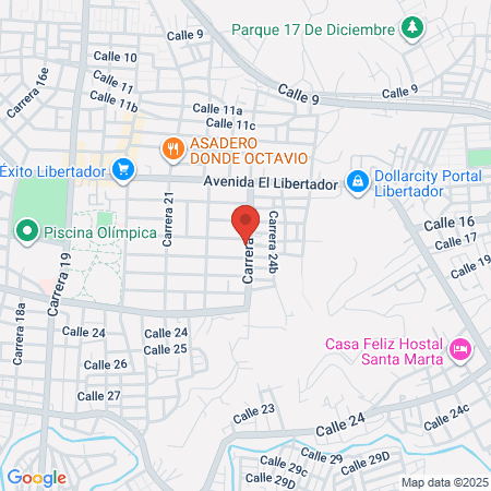 Saludamos Medicina Privada map