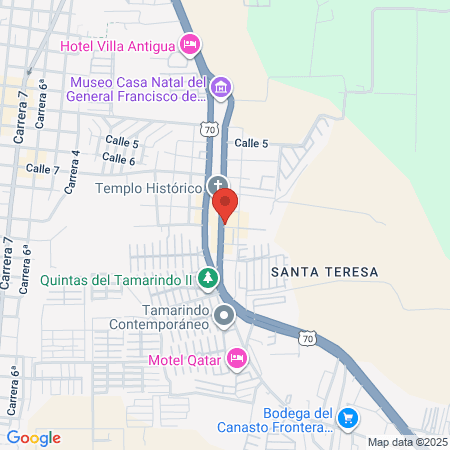 Clinica Veterinaria El Templo map