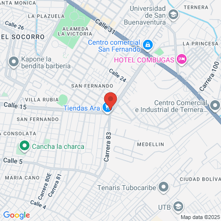 Barberia Urban Style map