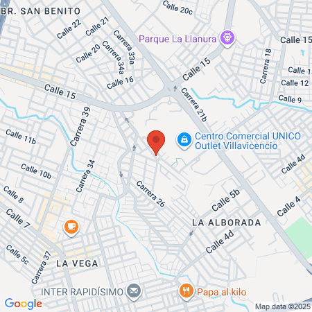 Cra25 13A 26 Jardin Villavicencio map