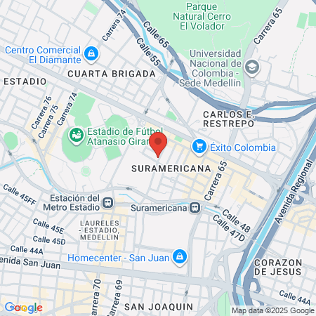 Clinica De Cejas map