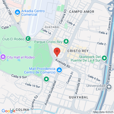 Pelitos El Rodeo map