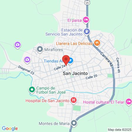 Fitbody Club Colombia map