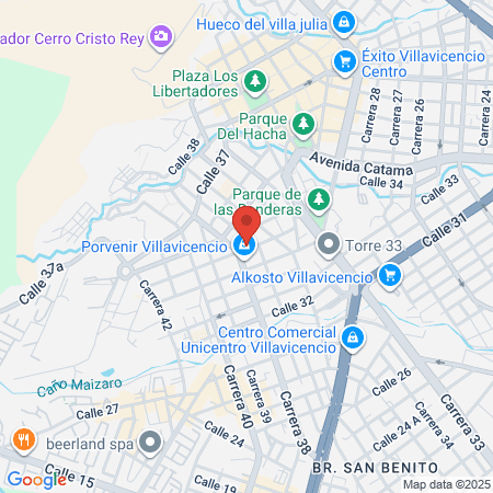 Dr Miguel Tejeda map