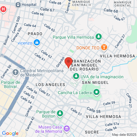 Clinica El Rosario map