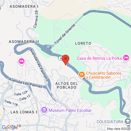 Doctor Carlos Eduardo Calvache Giraldo map