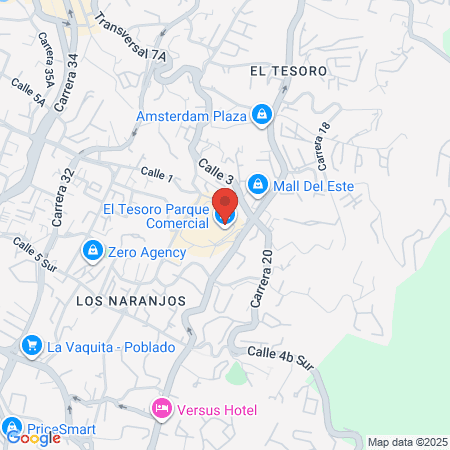 Dr Hugo Daniel Osorio map