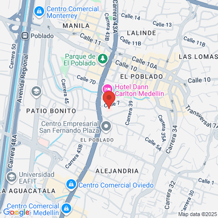 Dr Juan Enrique Ángel Londoño Pediatra map