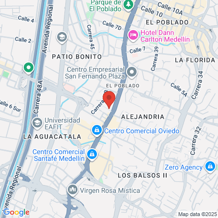 Clinic Specialists Village map