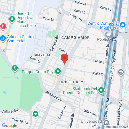 Pediatra Dr Bayron Parra Valencia map