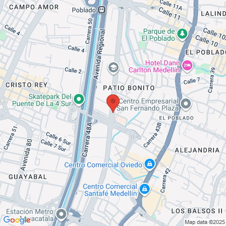 Dr Camilo Acevedo map