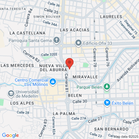 Dra Estefania Mejia map