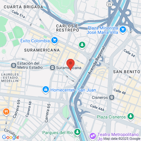 Consulta De Neurología map