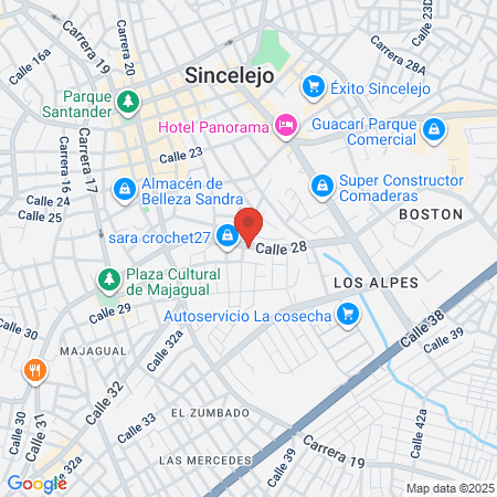 María Barboza Sala De Belleza map