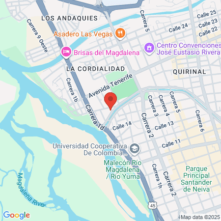 Gimnasio Smart Fit Unicentro Neiva map