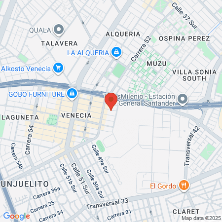 Dr Gabriel Andres Rodriguez map