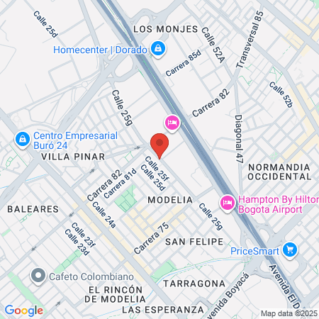 Medicina General Dr David Ramirez map