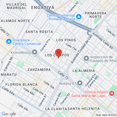 Unidad Medica Minuto De Dios map