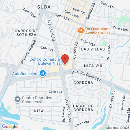 Ozonoterapia Colombia map