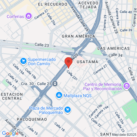 Jorge González Uscátegui map