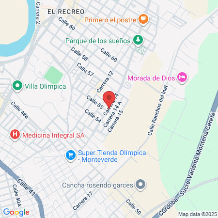 Peluquería Michell Montería La Castellana map