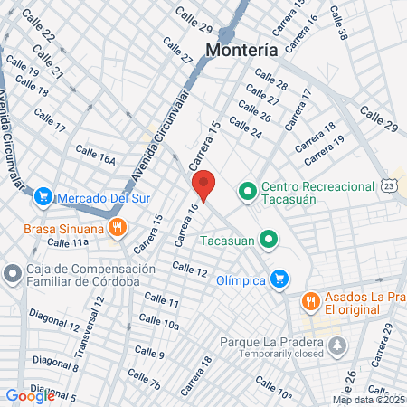 La Empresa Barber Club map