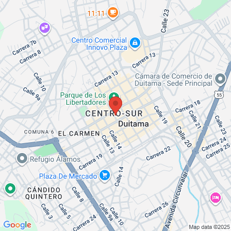 Megaoptica Duitama map