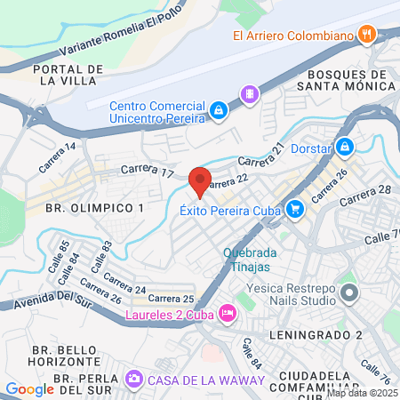 Fitness Kids Colombia map