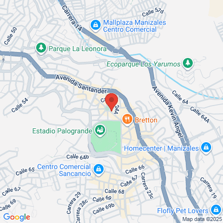 Pet Center Manizales map