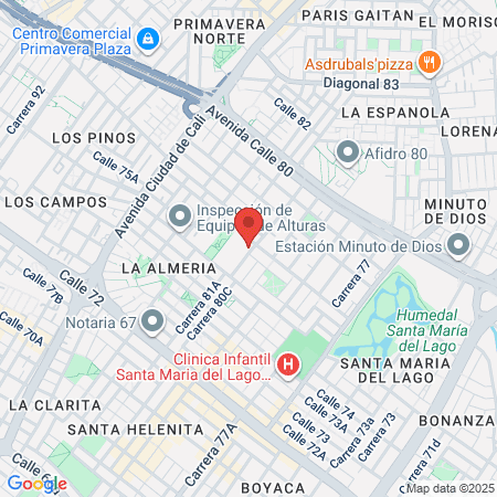 Barbería And Spa map