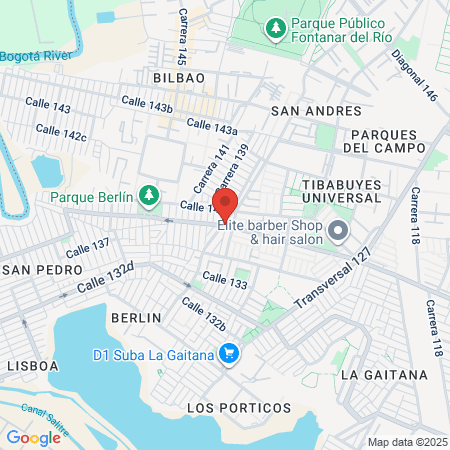 Sala De Belleza Destellos map