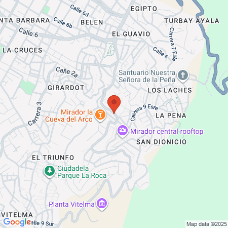 Cínica Odontología map