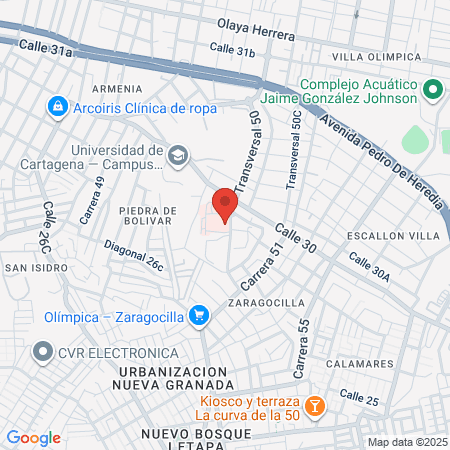 Referencia Clinica Nuestra Cartagena map