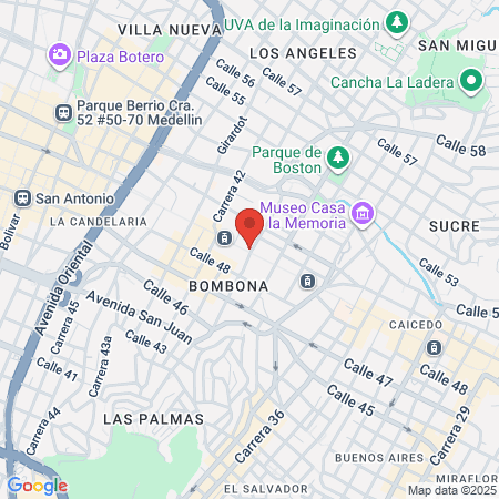 Bonitas Cejas Medellin map