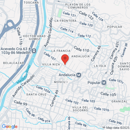 Solo Cejas Andalucía map