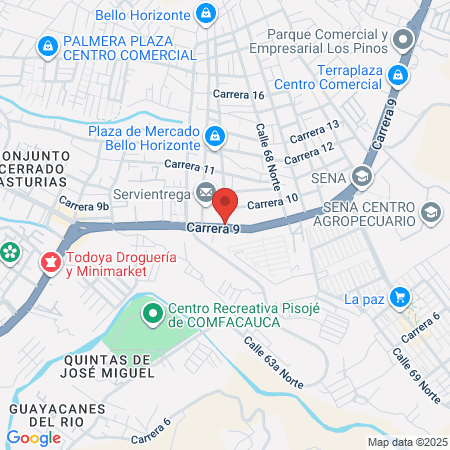 Rancho Agropecuario map