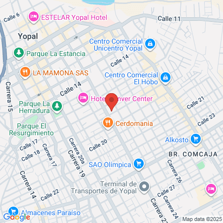 Gimnasio Atlas Power Fit Yopal map